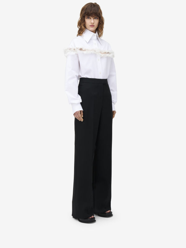 ALEXANDER MCQUEEN - Wide Leg Trousers - Item 830005QJADK1000